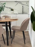 Стул Элион (чёрный/мадера 4)