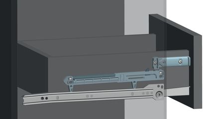 Доводчик для деревянных выдвижных ящиков Titusoft WD