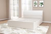 Кровать 1,4 Кэт-4 арт.001 М1 с настилом (бодега светлый/кайман белый)