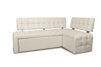 Кухонный угловой диван со спальным местом ПРАГА (борнео крем)