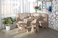 Кухонный уголок ОРХИДЕЯ (дуб сонома/ткань латте)