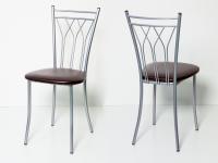 Стул ПРЕМЬЕР (металлик/тёмно-коричневый №221)