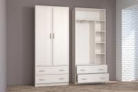 Шкаф 2-х дверный Иннэс-6 Рамка