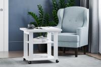 Стол журнальный раскладной Консул НМ 011.67 Х (белый текстурный)