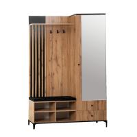 Прихожая Либерти 51.22 (дуб вотан/чёрный)