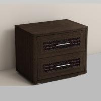 Тумба прикроватная Кэт-4 (венге/кайман коричневый)