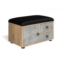 Тумба для обуви МИНИ-ЛАЙТ МЛ-5 (дуб крафт золотой/ателье светлое)