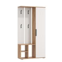 Прихожая Кармен-1 (дуб золотой/белый)