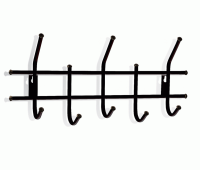 Вешалка настенная Стандарт 2/5 (черный)