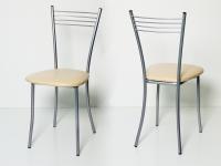 Стул ХЛОЯ (металлик/борнео крем)