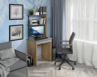 Стол компьютерный СК-4 Бител (дуб крафт золотой/ателье светлое)