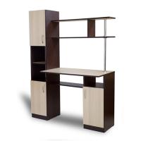 Стол компьютерный СК-7 Бител (венге/ясень шимо светлый)