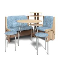 Кухонный уголок ЛОТОС (дуб сонома/ткань лагуна)