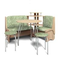 Кухонный уголок ЛОТОС (дуб сонома/ткань мохито)