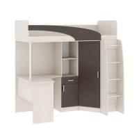 Кровать-чердак Карамель 77-01 (анкор светлый/бодега тёмный)