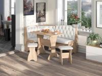 Кухонный уголок ОРХИДЕЯ-ЛЮКС (дуб сонома/борнео милк)