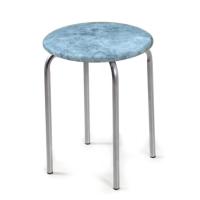 Табурет ЛОТОС (металлик/лагуна)