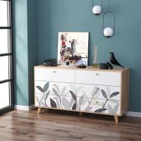 Комод Адажио 56.02 (дуб сонома/белый)