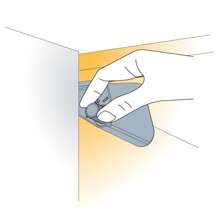 Демпфер мягкого закрывания двери Glissando CR