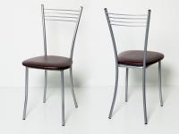 Стул ХЛОЯ (металлик/тёмно-коричневый №221)