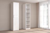 Шкаф 1-дверный Кэт-4 (бодега светлый/кайман белый)