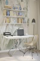 Стол-трансформер Андрэ Хром (белый)