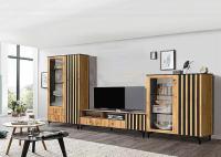 Стенка Либерти 5 (дуб вотан/чёрный)