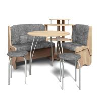 Кухонный уголок ЛОТОС (дуб сонома/ткань графит)