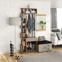 Прихожая МИНИ-ЛАЙТ вариант 1 (дуб крафт золотой/ателье светлое)