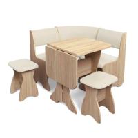 Кухонный уголок ТЮЛЬПАН МИНИ (дуб сонома/борнео крем)