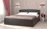 Кровать 1,6 Кэт-7 арт.032 низкий щиток (венге)