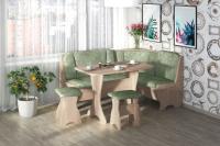 Кухонный уголок ОРХИДЕЯ (дуб сонома/ткань мохито)