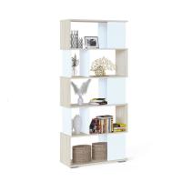 Стеллаж СТ-12 Сокол (дуб сонома/белый)