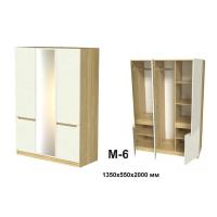 Шкаф 3-х дверный Стиль М-6 с зеркалом