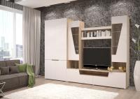 Стенка Анталия-2 со шкафом (дуб сонома/белый)