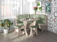 Кухонный уголок ОРХИДЕЯ (бодега светлый/ткань мохито)