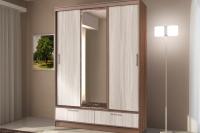 Шкаф-купе 009 Диал (ясень шимо темный/ясень шимо светлый)