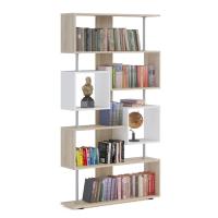 Стеллаж СТ-2 Сокол (дуб сонома/белый)