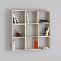 Полка навесная Бриз вариант 3 (ясень шимо светлый)