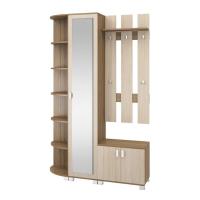 Прихожая ШК-9 вариант 5 (ясень шимо темный/ясень шимо светлый)