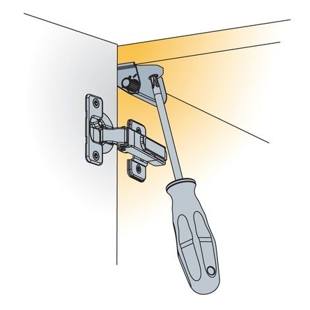 Демпфер мягкого закрывания двери Glissando CR