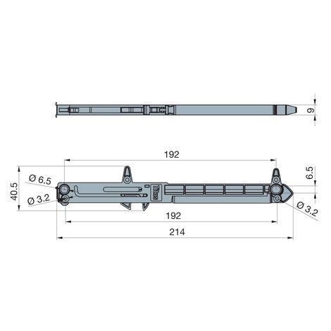 Доводчик для деревянных выдвижных ящиков Titusoft WD