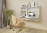 Стол компьютерный навесной Смарт 6-0613 (белый)