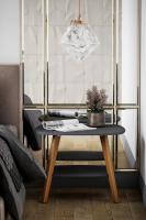 Стол журнальный Хадсон (дуб светлый/графит)