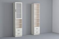 Шкаф 1-дверный со стеклом Колибри Рамка