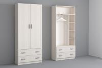 Шкаф 2-х дверный Колибри Рамка