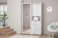 Прихожая Иннэс-4 (белый/цемент светлый)