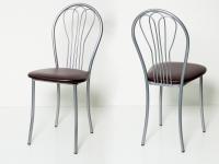 Стул РОМАШКА (металлик/тёмно-коричневый №221)