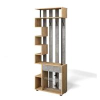 Прихожая МИНИ-ЛАЙТ МЛ-1 (дуб крафт золотой/ателье светлое)