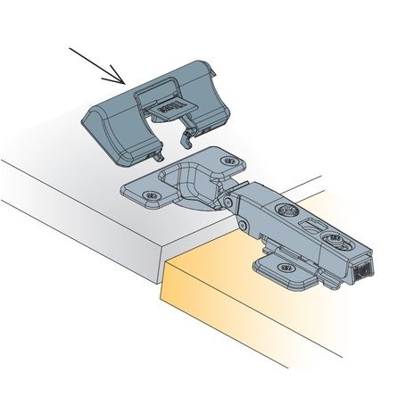 Доводчик Glissando TL2 + 2 петли EasyFix
